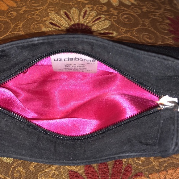 Vintage Liz Claiborne Bag with Flower Embroidery - Picture 6 of 7